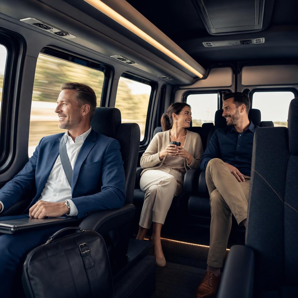 Professional driver with RDU Shuttles
